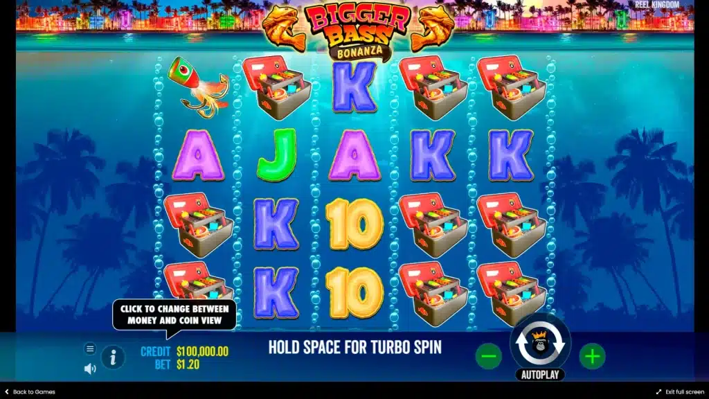 Bigger Bass Bonanza: slot graficos