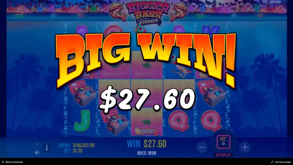 Bigger Bass Bonanza: slot - RTP