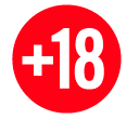 Logotipo del sello +18