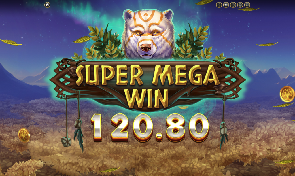 super mega win de la slot Druids' Magic