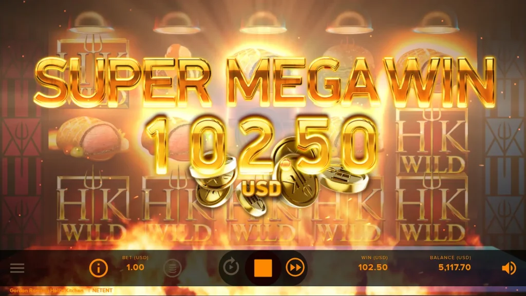 super mega win de la slot de Gordon Ramsay